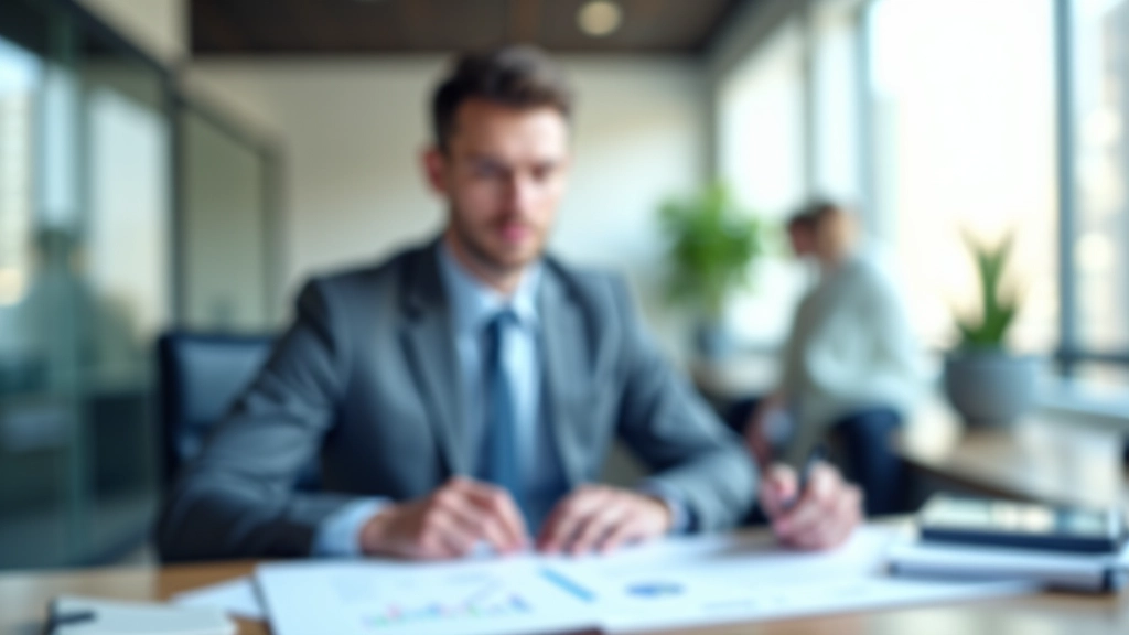 Professional accountant working on financial documentation