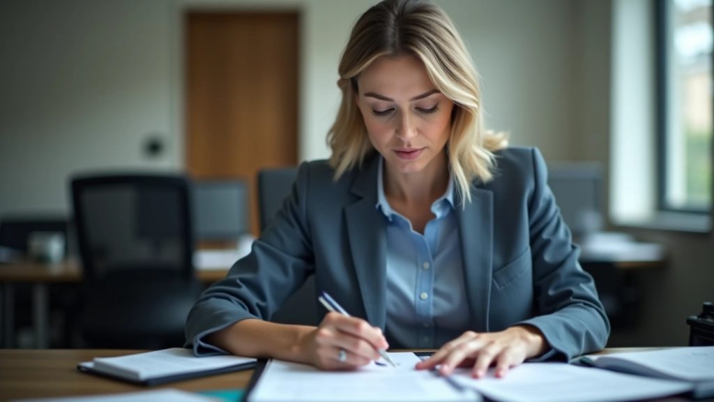 CPA member reviewing annual professional development records and learning portfolio